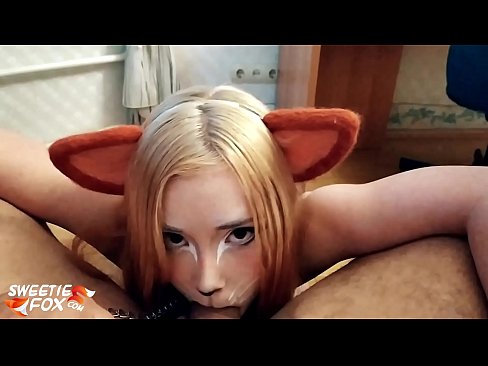 ❤️ Kitsune tragando polla y semen en la boca ️  Sexo en es.liporno.ru ❌️